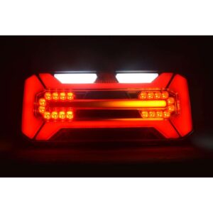 Alternative view of Πίσω φως 5 λειτουργιών αριστερό ορθογώνιο με δυναμικό φλας