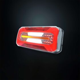 Πίσω φανάρι 5 λειτουργιών universal με δυναμικό φλας ορθογώνιο