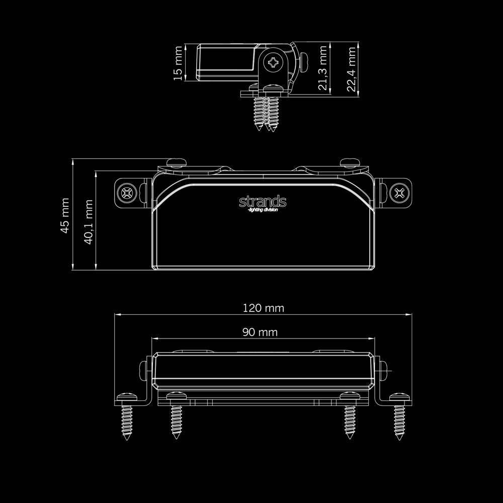 Φώς εργασίας Unity Flat 22w 1370 Lumens - Image 6