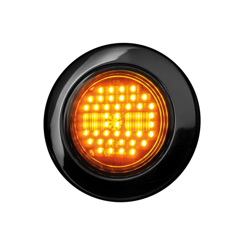 Πίσω φλας Dark knight ize led στρογγυλό - Image 2