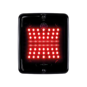 Alternative view of Πίσω φως/φως φρένων Dark Knight IZE LED τετράγωνο