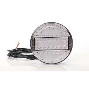 Alternative view of Πίσω φώς στρογγυλό 3 λειτουργιών με διάφανο φακό