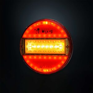 Πίσω φως 5 λειτουργιών στρογγυλό 142mm