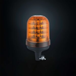 Φάρος προειδοποίησης Led 130mm με βάση ιστού