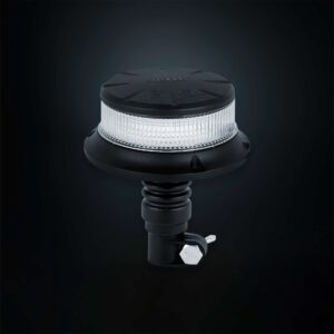 Φάρος προειδοποίησης με βάση ιστού / πορτοκαλί Led / διάφανος φακός