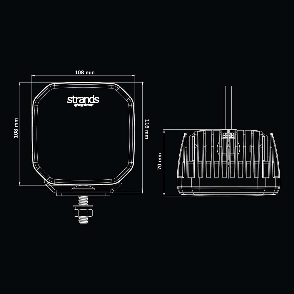 Φώς εργασίας Led FOR9T No-Glare 78w 3220 Lumens - Image 8