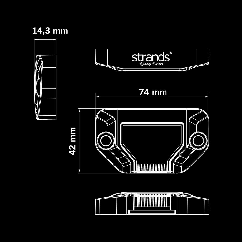 Φώς εργασίας Led Unity Rock Light Πορτοκαλί 340 Lumen - Image 19