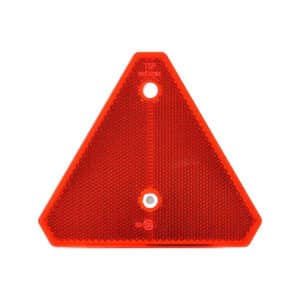 Ανακλαστικό τριγωνικό Κόκκινο (τρέιλερ) 134x153,2mm με τρύπες