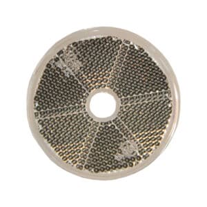 Ανακλαστικό Λευκό Στρογγυλό 60mm με τρύπα