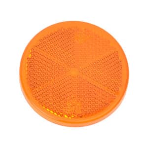 Ανακλαστικό Πορτοκαλί Στρογγυλό 60mm με ταινία