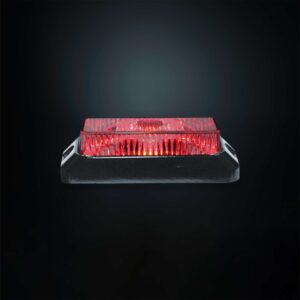 Κατευθυντικό φως προειδοποίησης κόκκινο με 3 LED