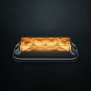 Κατευθυντικό φως προειδοποίησης πορτοκαλί με 4 LED