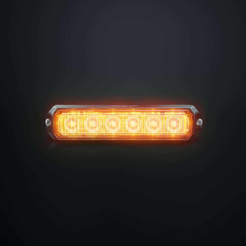 Κατευθυντικό φως προειδοποίησης πορτοκαλί με 6 LED - Image 4