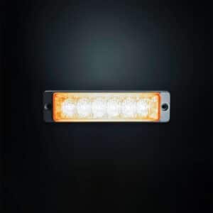Κατευθυντικό φως προειδοποίησης πορτοκαλί με 6 LED