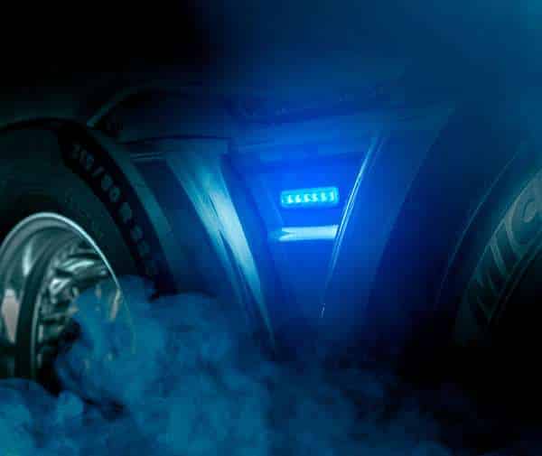 Κατευθυντικό προειδοποιητικό φως μπλε Dark Knight 6 led - Image 7