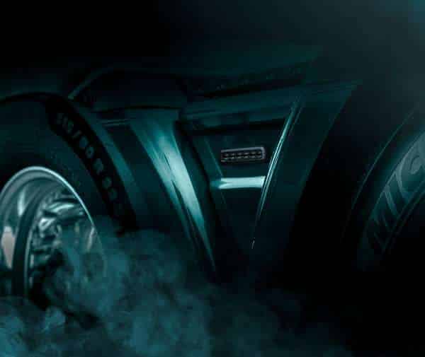 Κατευθυντικό προειδοποιητικό φως μπλε Dark Knight 6 led - Image 8