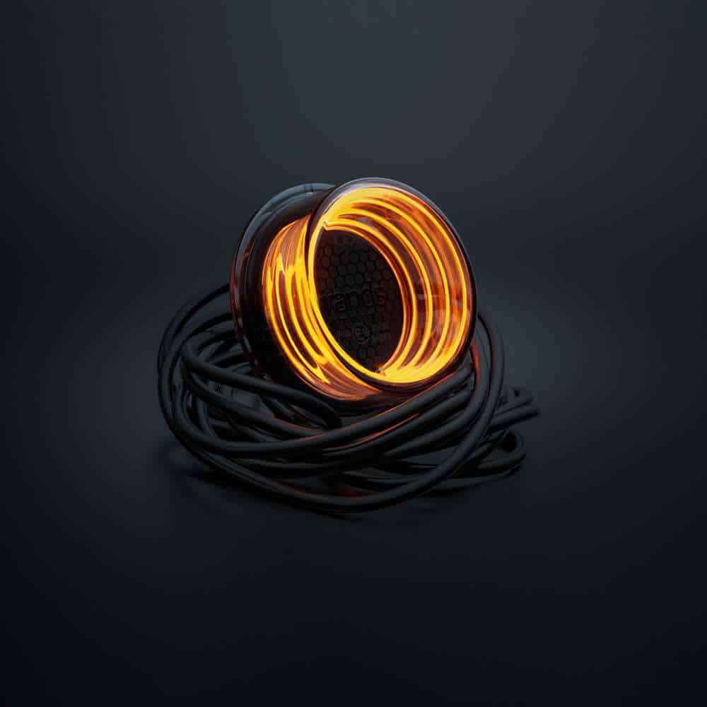 Πλαϊνό φως θέσης FOR9T Geo πορτοκαλί - Image 3