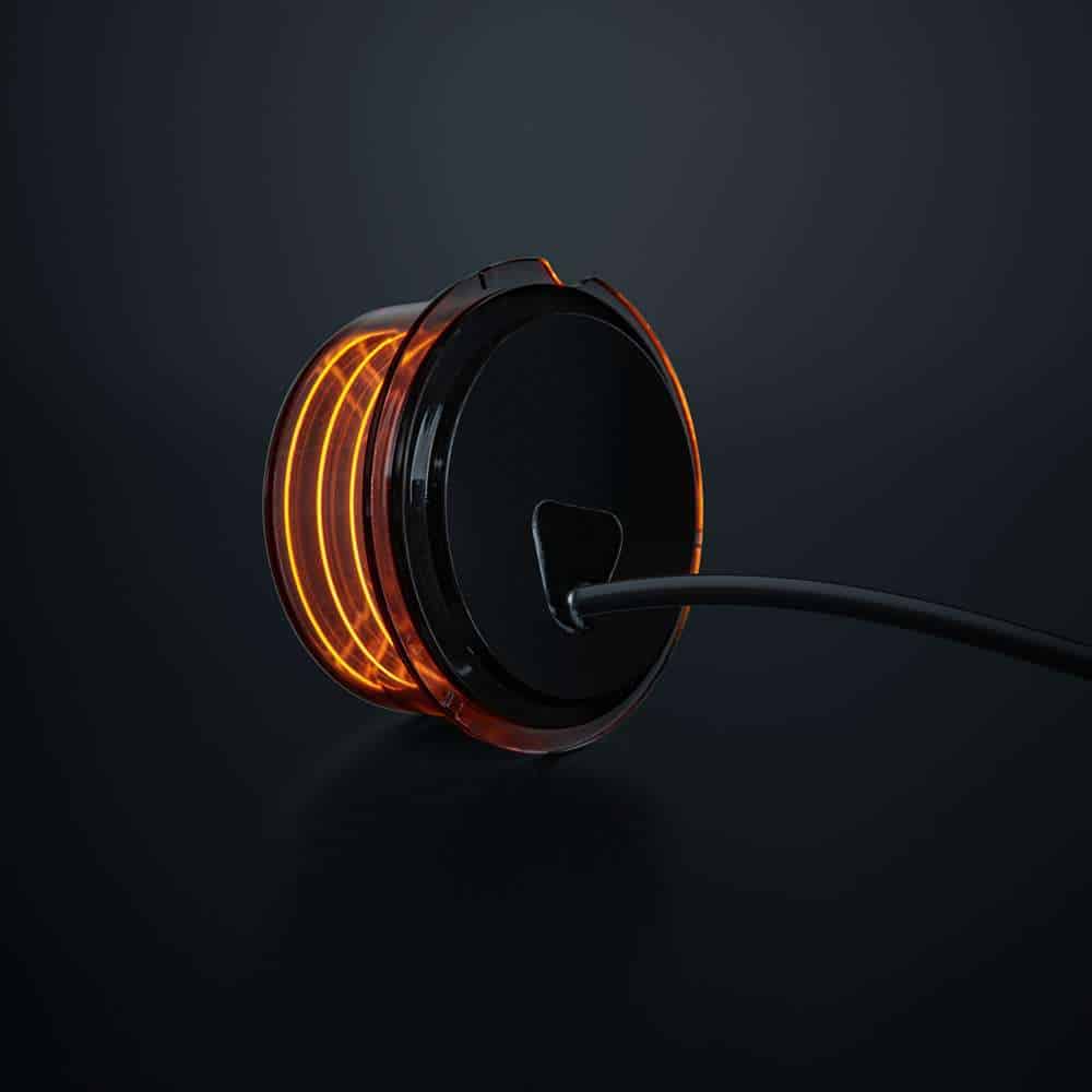 Πλαϊνό φως θέσης FOR9T Geo πορτοκαλί - Image 4