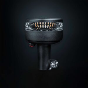 Φάρος προειδοποίησης Led Cruise Light 90mm με βάση ιστού / διάφανος φακός