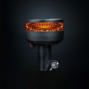 Φάρος προειδοποίησης Led Cruise Light 90mm με βάση ιστού / Πορτοκαλί φακός