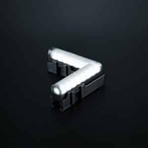 Πλαϊνό Φως Σήμανσης Freedom Dark Line Λευκό Γωνιακό