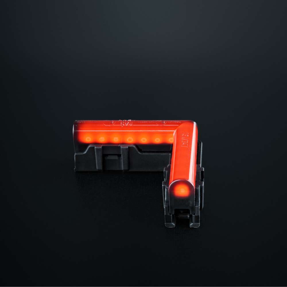 Πλαϊνό Φως Σήμανσης Freedom Dark Line Κόκκινο Γωνιακό - Image 4