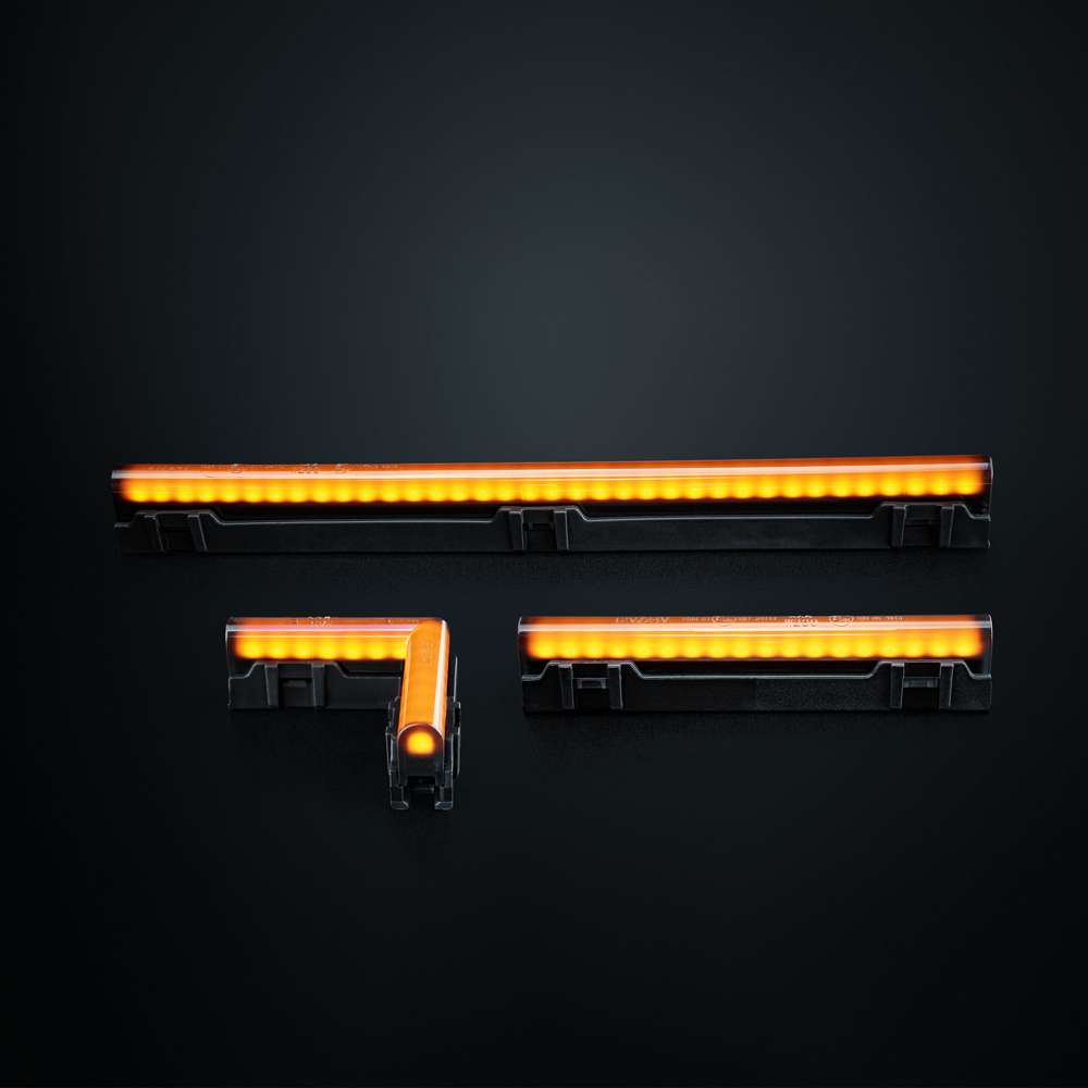 Πλαϊνό Φως Σήμανσης Freedom Dark Line Πορτοκαλί Γωνιακό - Image 3