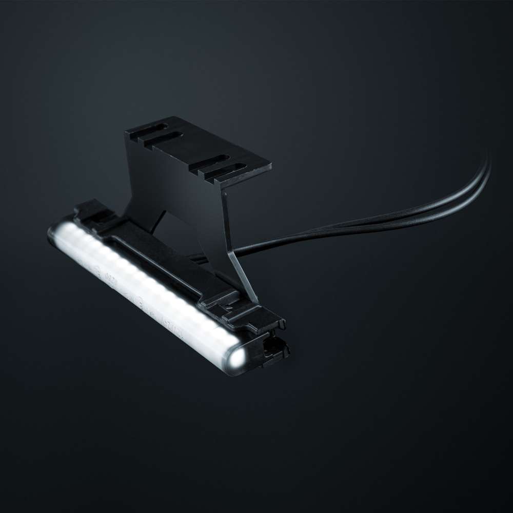 Πλαϊνό Φως Σήμανσης Freedom Dark Line Λευκό Μεσαίο 125mm - Image 2