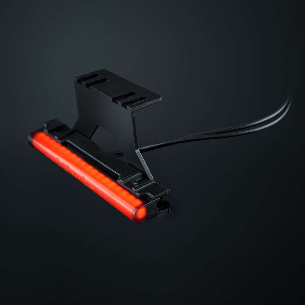 Πλαϊνό Φως Σήμανσης Freedom Dark Line Κόκκινο Μεσαίο 125mm - Image 2