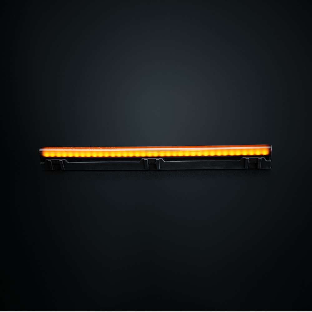Πλαϊνό Φως Σήμανσης Freedom Dark Line Πορτοκαλί Μακρύ 250mm - Image 3