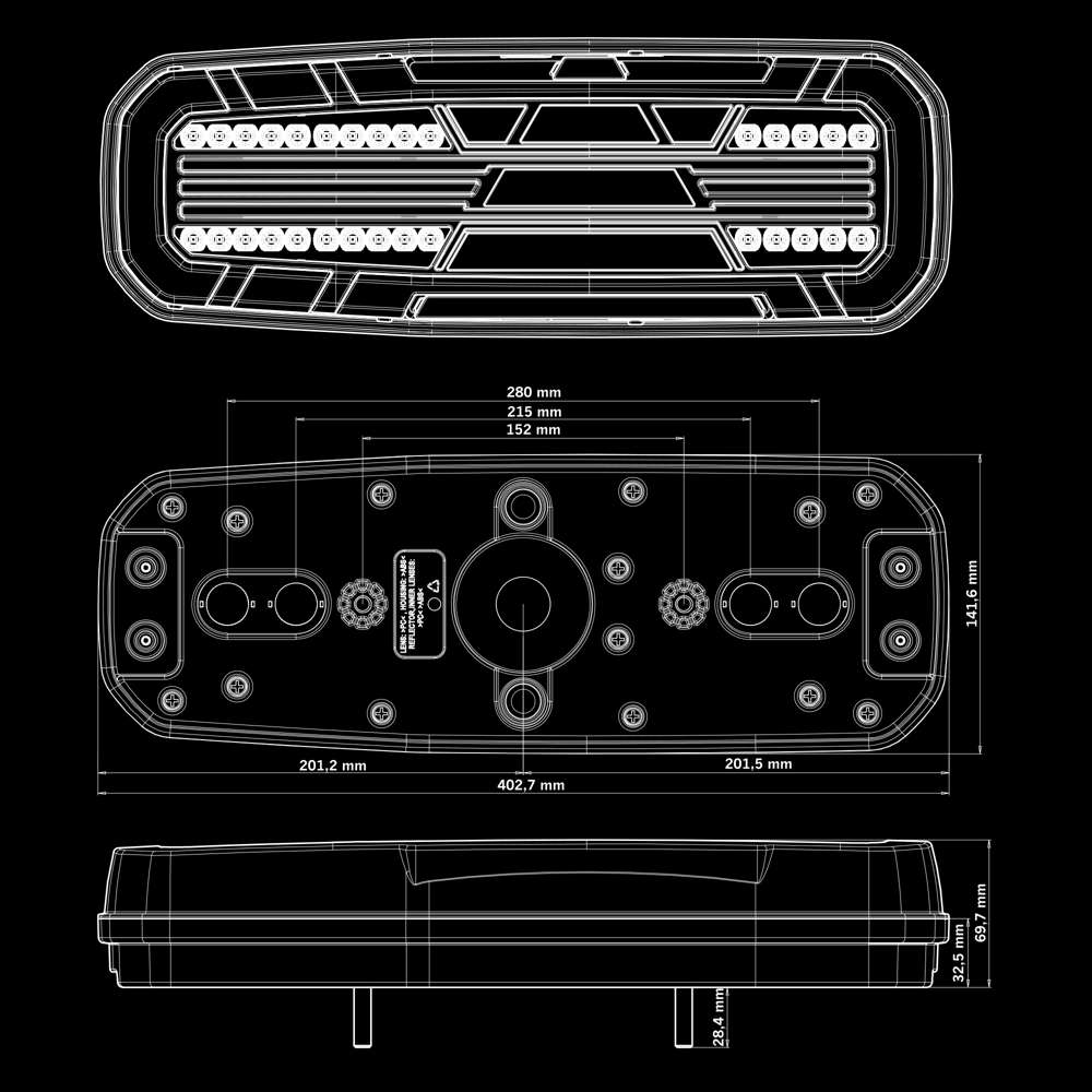 Πίσω φανάρι Freedom Dark 5 λειτουργιών αριστερό Για Τρέιλερ - Image 12