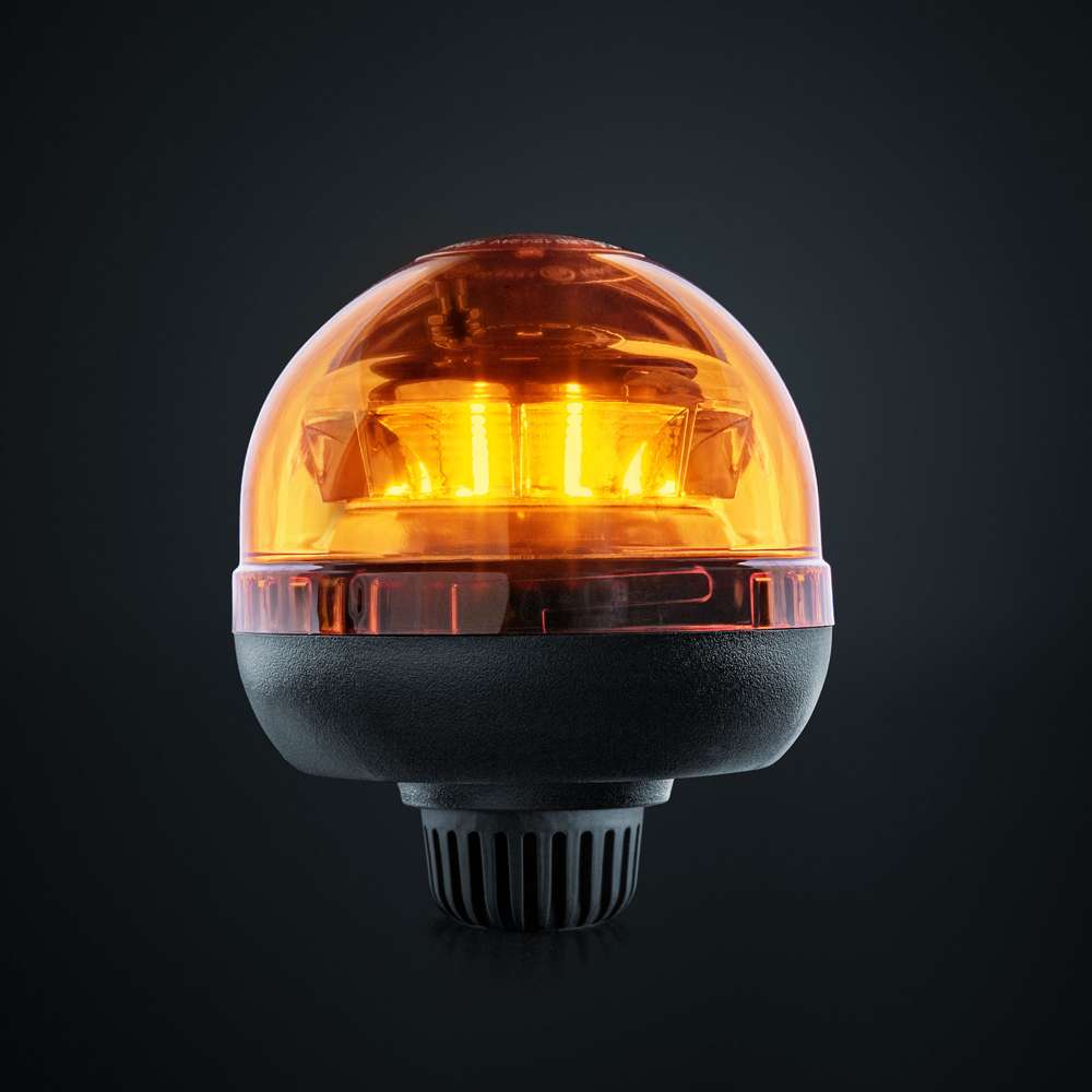 Φάρος Προειδοποίησης Big Energy Με Πορτοκαλί Φακό Βάση Ιστού - Image 2