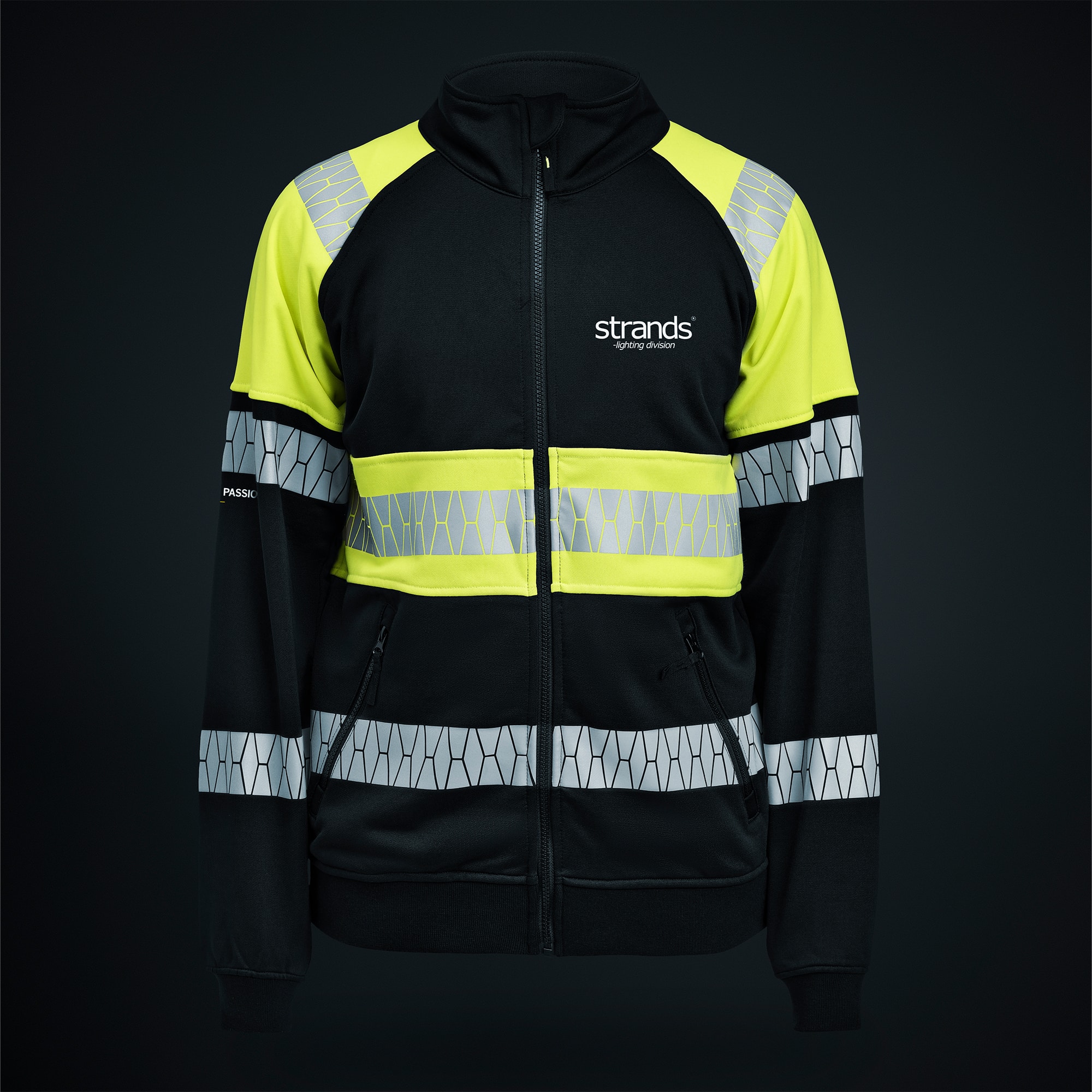 Φούτερ με φερμουάρ υψηλής ορατότητας