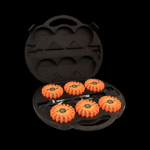 Κατευθυντικό προειδοποιητικό φως LED πορτοκαλί (puck) 6 Τεμάχια