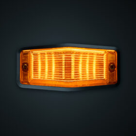 Πορτοκαλί Πλευρικό Φως με Στρόμπο IZE LED Double Burner