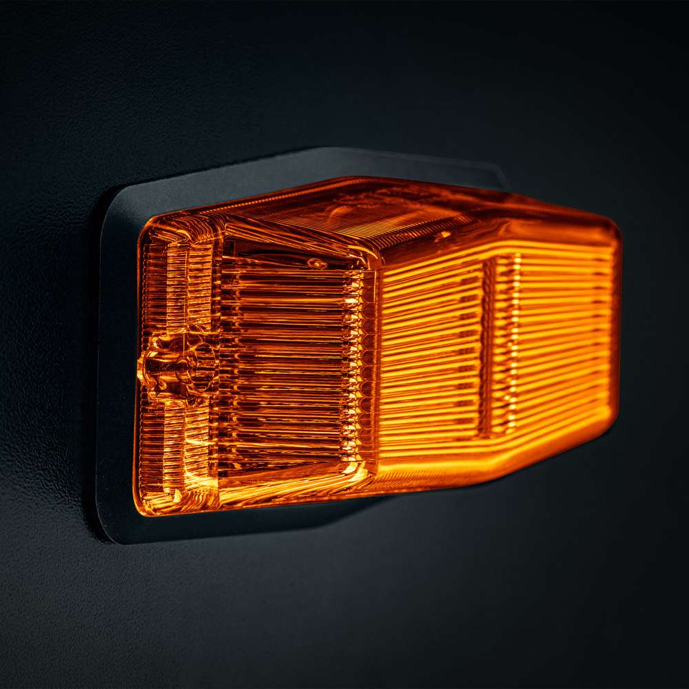 Πορτοκαλί Πλευρικό Φως με Στρόμπο IZE LED Double Burner - Image 3