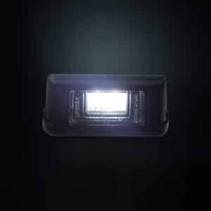 Φως Πινακίδας Λευκό 4 LED Μαύρο