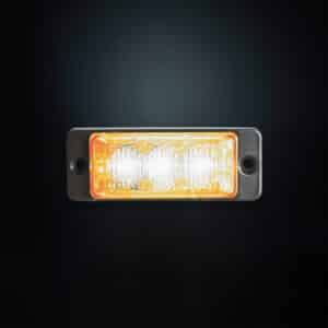Φως προειδοποίησης πορτοκαλί με 3 LED, εγκεκριμένο ADR