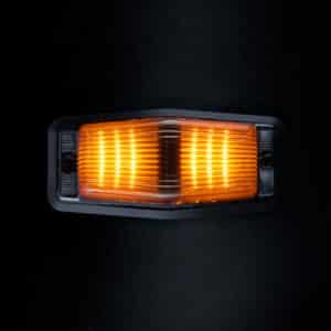 IZE LED Black Bullet Διπλό Φως Θέσης Duo