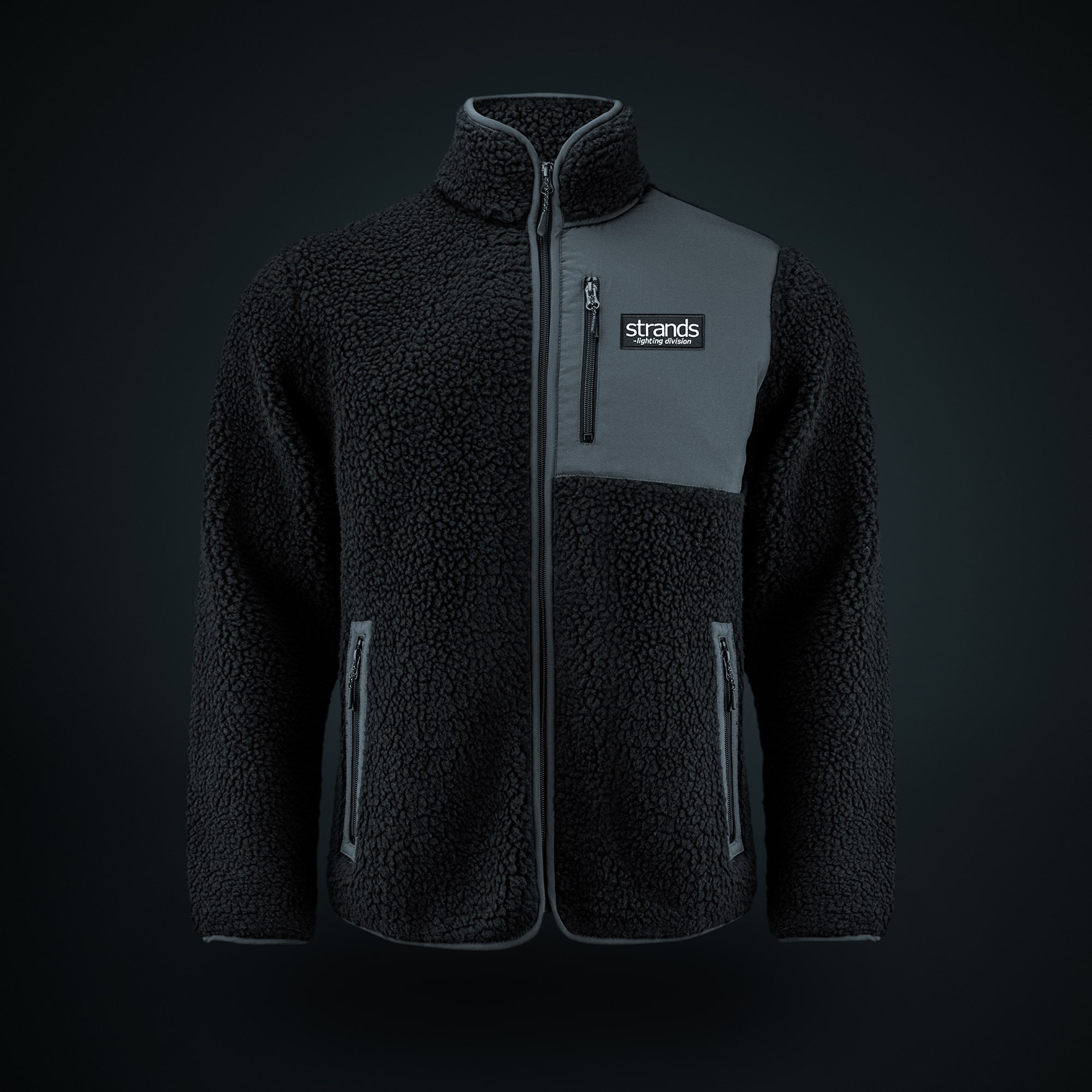 Fleece μπλούζα με φερμουάρ
