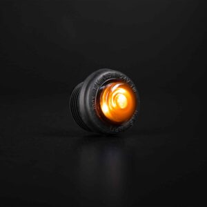 Στρογγυλό πλευρικό φως σήμανσης Freedom black raven 29mm