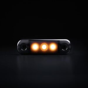 Slim πλευρικό φως σήμανσης Dark Knight super dark με 3 LED