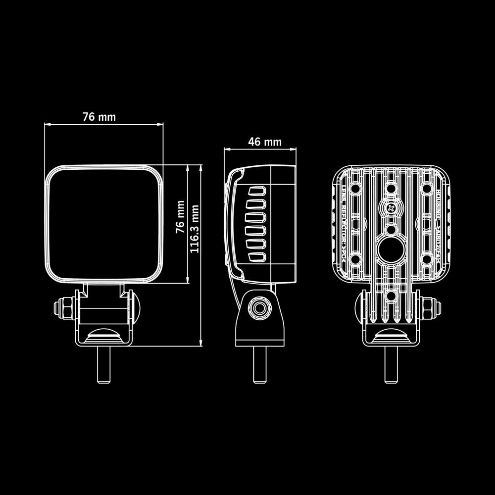 Φώς εργασίας Freedom 11w 900 Lumens - Image 5