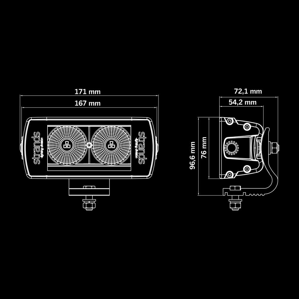 Φώς εργασίας Led Siberia Next Level 6″ 3465 Lumen - Image 4