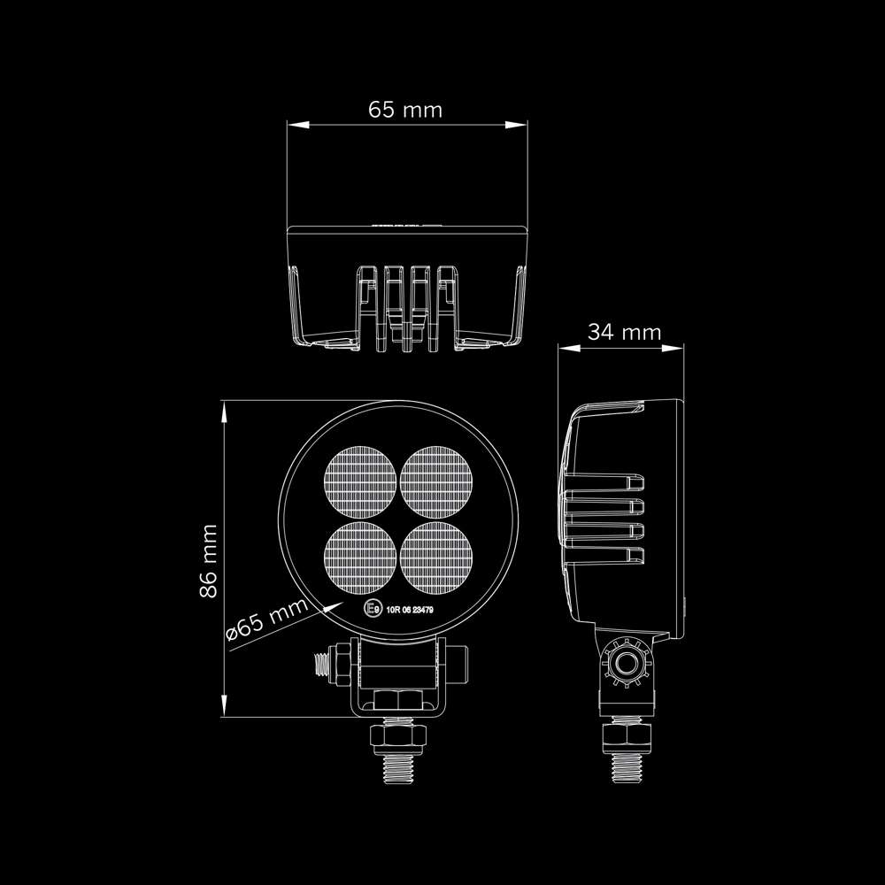 Φώς εργασίας Led Unity 11w 1000 Lumen - Image 3