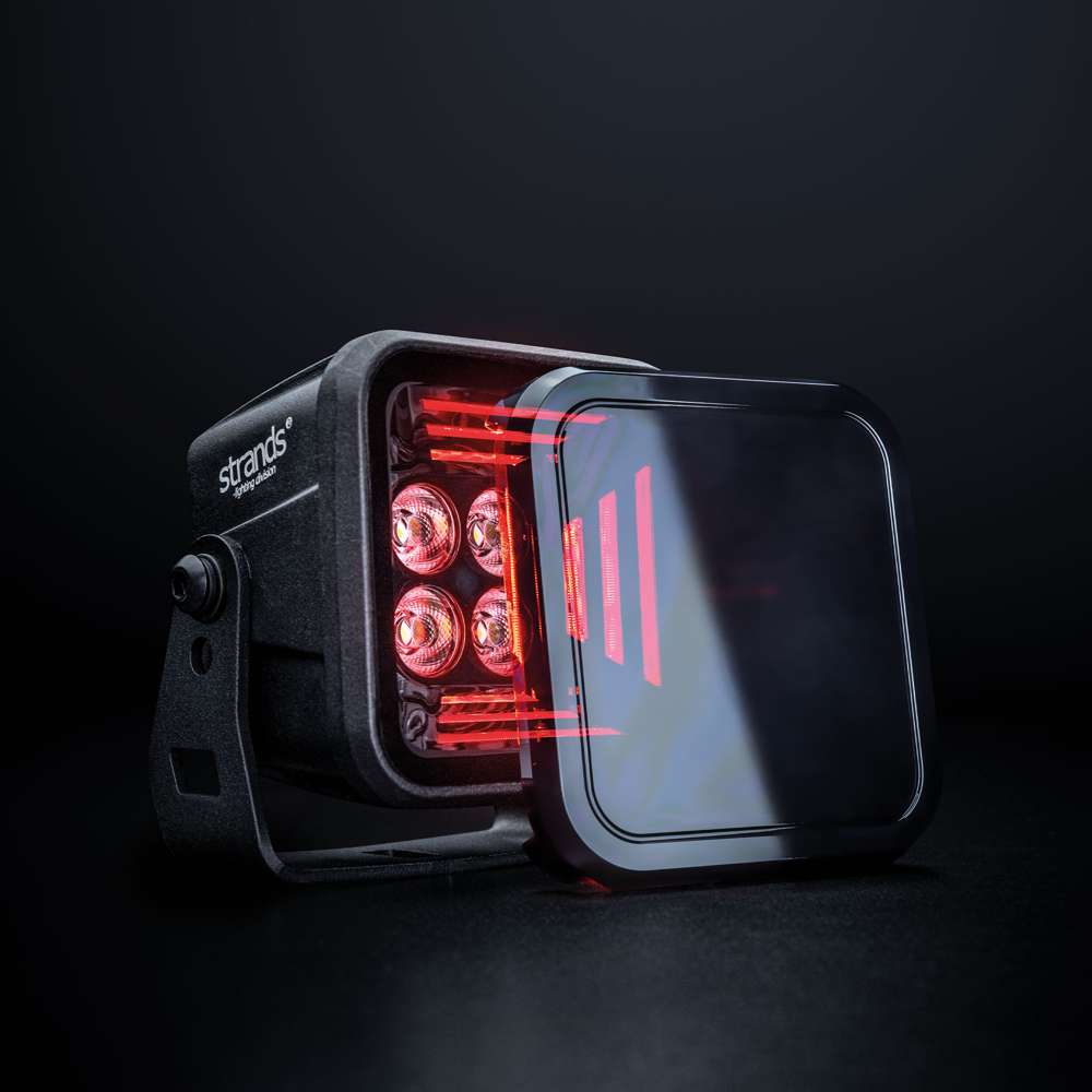 Φώς εργασίας Led Dark Knight Fortex 38w Κόκκινο 3200 Lumens - Image 3