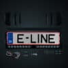 Μπάρα LED Πινακίδας Μαύρη Nuuk E-Line Duo DK