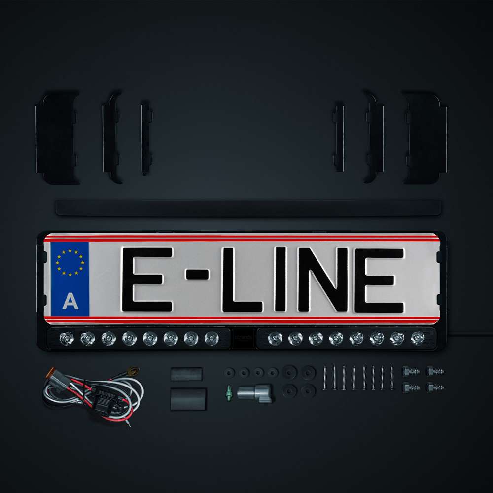 Μπάρα LED Πινακίδας Μαύρη Nuuk E-Line Duo DK - Image 6