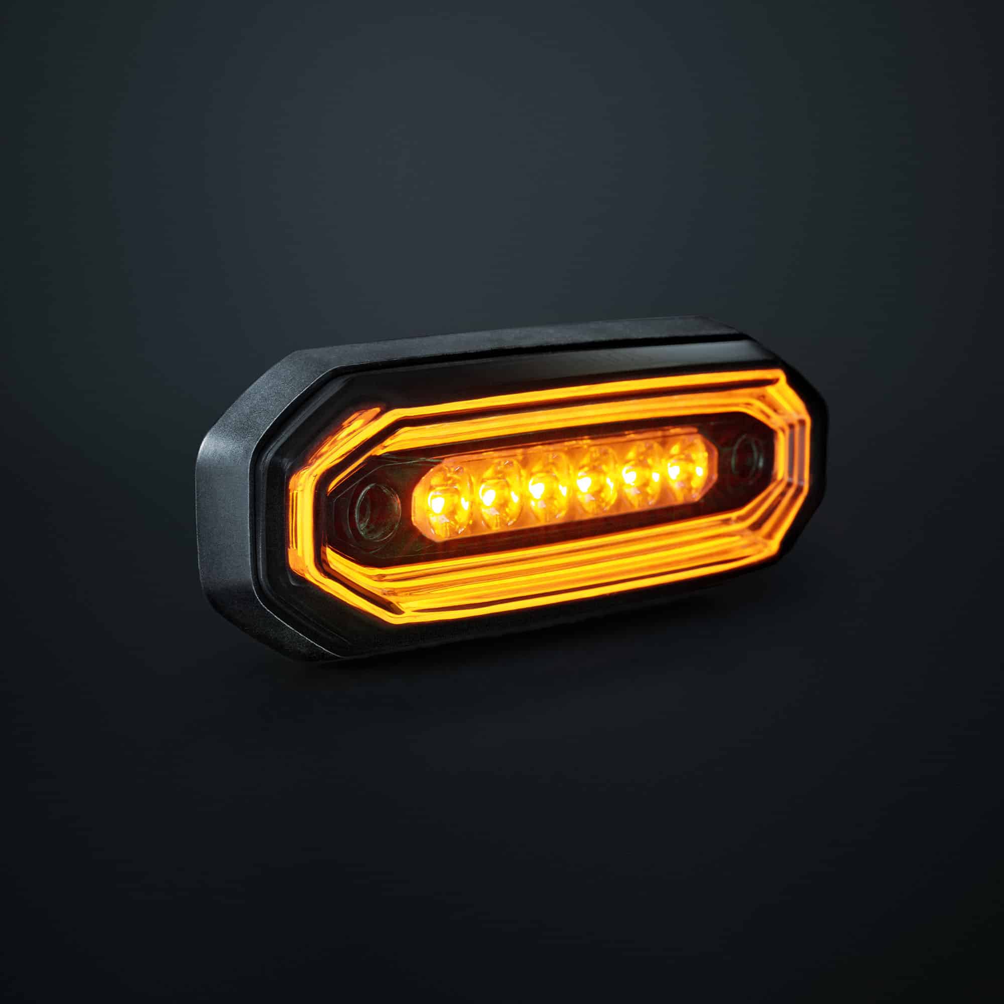 Προειδοποιητικό Φως Κατεύθυνσης με 6 LED FOR9T Aura Πορτοκαλί