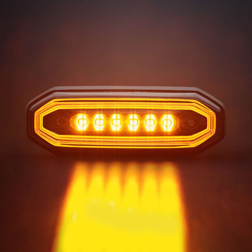 Προειδοποιητικό Φως Κατεύθυνσης με 6 LED FOR9T Aura Πορτοκαλί - Image 6